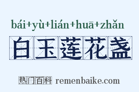 白玉莲花盏是什么意思的图片